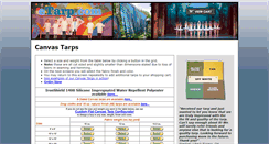 Desktop Screenshot of canvas-tarps.com